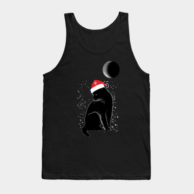 Christmas is Meow Cat Gift Tank Top by UranusArts